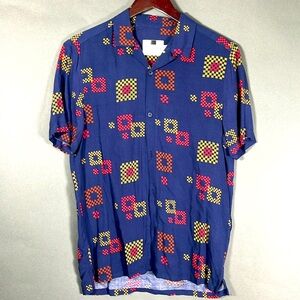 Top man summer button shirt. Short sleeves. Sz XS from tv show wardrobe